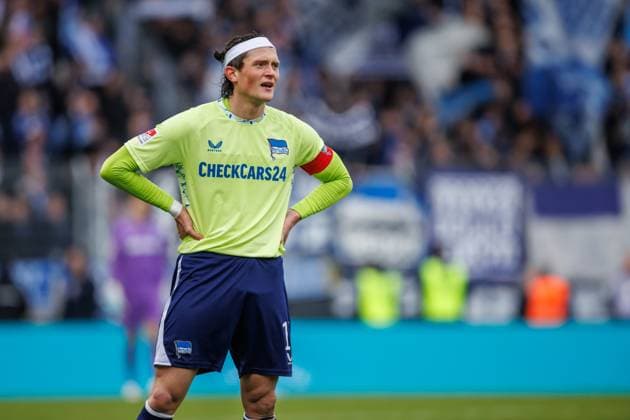 Fabian Reese (Hertha BSC Berlin), SV Elversberg vs Hertha BSC Berlin, Fussball, 2. Bundesliga, 21. Spieltag, Saison 2025 2026, 07.02.2026 DFB regulations prohibit any use of photographs as image sequences and or quasi-video. SV Elversberg vs Hertha BSC Berlin, Fussball, 2. Bundesliga, 21. Spieltag, Saison 2025 2026, 07.02.2026