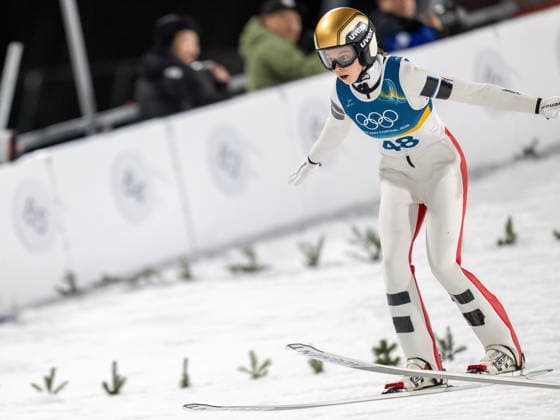 OLYMPICS - Winter Olympic Games, Olympische Spiele, Olympia, OS Milano Cortina 2026 VAL DI FIEMME,ITALY,07.FEB.26 - OLYMPICS, Ski jumping, Skispringen, Ski, nordisch - Winter Olympic Games Milano Cortina 2026, individual, normal hill, women. Image shows Lisa Eder (AUT).  GEPAxpictures xOliverxLerch