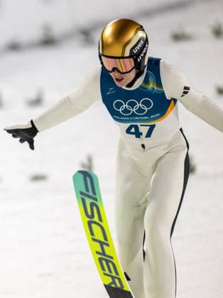 OLYMPICS - Winter Olympic Games, Olympische Spiele, Olympia, OS Milano Cortina 2026 VAL DI FIEMME,ITALY,07.FEB.26 - OLYMPICS, Ski jumping, Skispringen, Ski, nordisch - Winter Olympic Games Milano Cortina 2026, individual, normal hill, women. Image shows Anna Odine Stroem (NOR).  GEPAxpictures xOliverxLerch