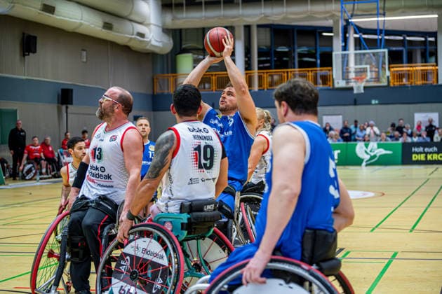 IWBF ChampionsCup; RSV Lahn-Dill - BBK Bidaideak Bilbao, 07.02.26 Matthias Güntner (RSV Lahn-Dill, 9), Jhon Hernandez (BKK Bidaideak Bilbao, 19), Jhon Hernandez (BKK Bidaideak Bilbao, 19) IWBF ChampionsCup; Fenerbahce Istanbul - RBC Köln 99ers: Wetzlar, 07.02.26 Copyright: xBEAUTIFULxSPORTS Roeczeyx