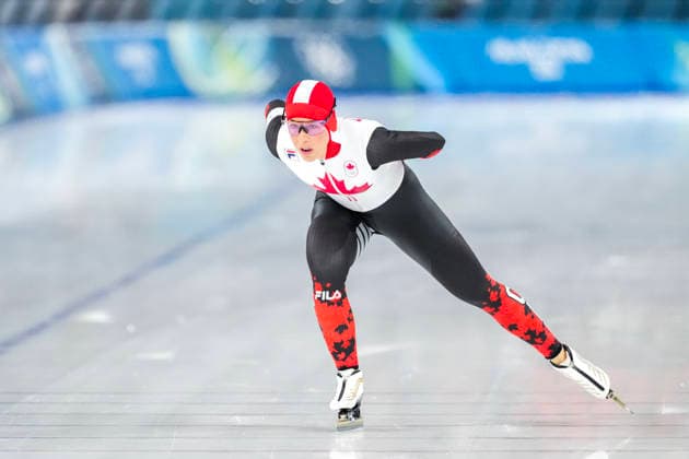 2026-02-07 - Milano Cortina 2026 Winter Olympics 3000m Women MILAN, ITALY - FEBRUARY 7: Valerie Maltais of Canada during the Milano Cortina 2026 Winter Olympics at the Milano Speed skating, Eisschnelllauf Arena on February 7, 2026 in Milan, Italy Milan Milano Speed Skating Arena Italy Content not available for redistribution in The Netherlands directly or indirectly through any third parties. Copyright: xAndrexWeeningx