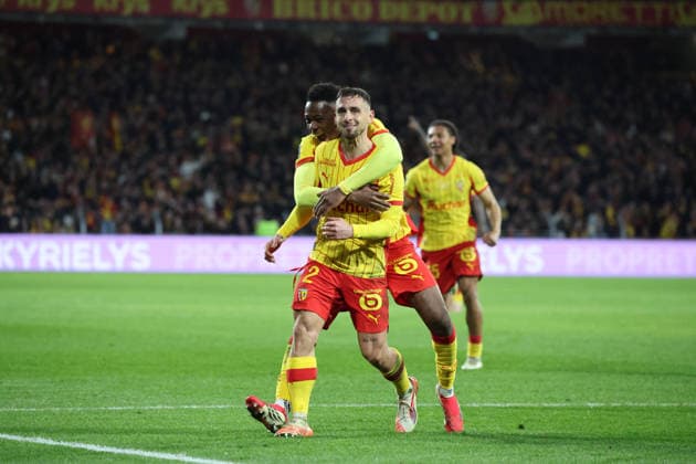 FOOTBALL : RC Lens vs Stade Rennais - Ligue 1 J21 - 07 02 2026 But du RC Lens de Ruben AGUILAR (RC Lens) lors du match RC Lens vs Stade Rennais, Ligue 1 J21, stade Bollaert-Delelis, le 7 fÃ vrier 2026 - photo Laurent Sanson PsnewZ  Copyright: xLaurentxSANSONx xPsnewZx