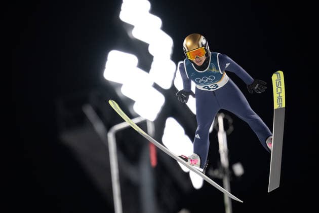 OLYMPICS - Winter Olympic Games, Olympische Spiele, Olympia, OS Milano Cortina 2026 VAL DI FIEMME,ITALY,07.FEB.26 - OLYMPICS, Ski jumping, Skispringen, Ski, nordisch - Winter Olympic Games Milano Cortina 2026, individual, normal hill, women. Image shows Katharina Schmid (GER).  GEPAxpictures xOliverxLerch