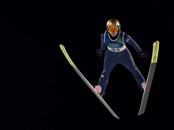 OLYMPICS - Winter Olympic Games, Olympische Spiele, Olympia, OS Milano Cortina 2026 VAL DI FIEMME,ITALY,07.FEB.26 - OLYMPICS, Ski jumping, Skispringen, Ski, nordisch - Winter Olympic Games Milano Cortina 2026, individual, normal hill, women. Image shows Katharina Schmid (GER).  GEPAxpictures xOliverxLerch
