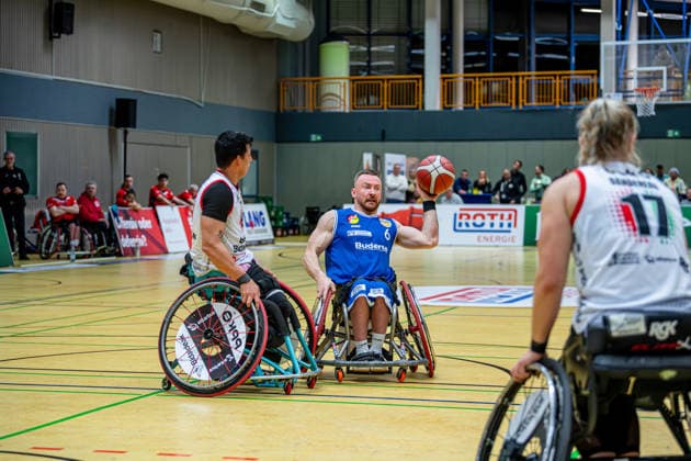 IWBF ChampionsCup; RSV Lahn-Dill - BBK Bidaideak Bilbao, 07.02.26 Jannik Blair (RSV Lahn-Dill, 6), Jhon Hernandez (BKK Bidaideak Bilbao, 19) IWBF ChampionsCup; Fenerbahce Istanbul - RBC Köln 99ers: Wetzlar, 07.02.26 Copyright: xBEAUTIFULxSPORTS Roeczeyx