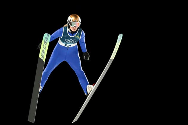 OLYMPICS - Winter Olympic Games, Olympische Spiele, Olympia, OS Milano Cortina 2026 VAL DI FIEMME,ITALY,07.FEB.26 - OLYMPICS, Ski jumping, Skispringen, Ski, nordisch - Winter Olympic Games Milano Cortina 2026, individual, normal hill, women. Image shows Minja Korhonen (FIN).  GEPAxpictures xMatthiasxTrinkl