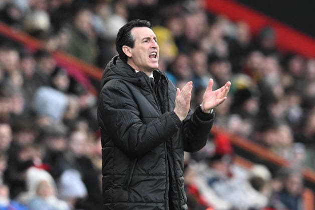 Bournemouth v Aston Villa, Premier League Aston Villa manager Unai Emery during the Premier League match between Bournemouth and Aston Villa at the Vitality Stadium, Bournemouth, UK on 7 February 2026. Bournemouth Vitality Stadium Dorset UK Editorial use only DataCo restrictions apply See www.football-dataco.com , Copyright: xGrahamxHuntx PSI-23705-0188