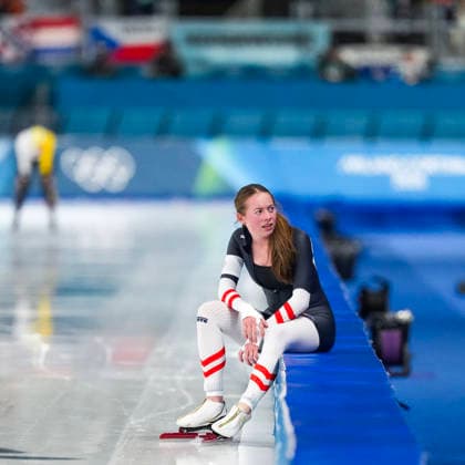 2026-02-07 - Milano Cortina 2026 Winter Olympics 3000m Women MILAN, ITALY - FEBRUARY 7: Jeannine Rosner of Austria during the Milano Cortina 2026 Winter Olympics at the Milano Speed skating, Eisschnelllauf Arena on February 7, 2026 in Milan, Italy Milan Milano Speed Skating Arena Italy Content not available for redistribution in The Netherlands directly or indirectly through any third parties. Copyright: xAndrexWeeningx