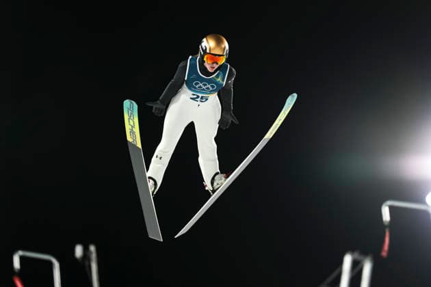 OLYMPICS - Winter Olympic Games, Olympische Spiele, Olympia, OS Milano Cortina 2026 VAL DI FIEMME,ITALY,07.FEB.26 - OLYMPICS, Ski jumping, Skispringen, Ski, nordisch - Winter Olympic Games Milano Cortina 2026, individual, normal hill, women. Image shows Katra Komar (SLO).  GEPAxpictures xMatthiasxTrinkl