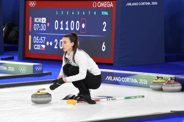 CORTINA, OLYMPICS, MIXED DOUBLES CURLING ITALY-SWEDEN, IN THE PHOTO Stefania Constantini  Copyright: xFRANCESCAxVIECELIx xipa-agency.netx xFrancescaxViecelix IPA_71082431 IPA_Agency_IPA71082431