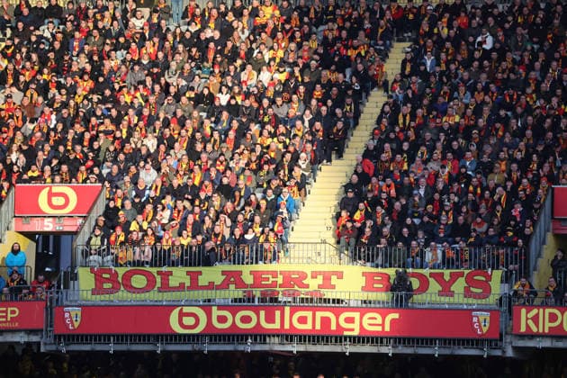 FOOTBALL : RC Lens vs Stade Rennais - Ligue 1 J21 - 07 02 2026 Supporters de Lens lors du match RC Lens vs Stade Rennais, Ligue 1 J21, stade Bollaert-Delelis, le 7 fÃ vrier 2026 - photo Laurent Sanson PsnewZ  Copyright: xLaurentxSANSONx xPsnewZx
