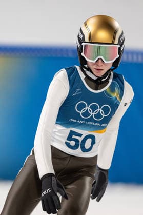 OLYMPICS - Winter Olympic Games, Olympische Spiele, Olympia, OS Milano Cortina 2026 VAL DI FIEMME,ITALY,07.FEB.26 - OLYMPICS, Ski jumping, Skispringen, Ski, nordisch - Winter Olympic Games Milano Cortina 2026, individual, normal hill, women. Image shows Nika Prevc (SLO).  GEPAxpictures xOliverxLerch