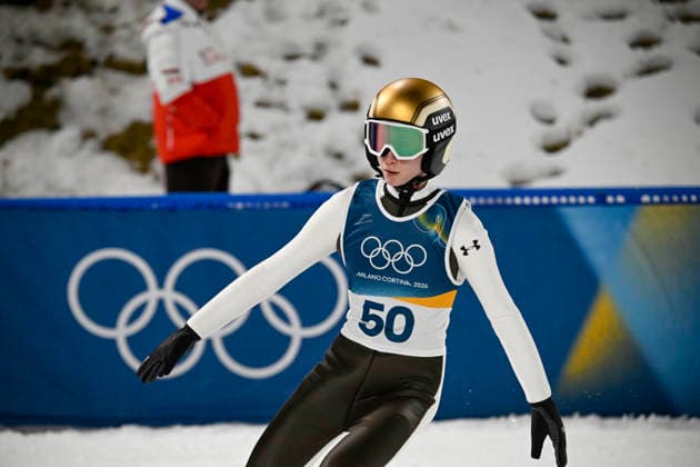 Nika Prevc of Slovenia during women s Ski jumping, Skispringen, Ski, nordisch Normal Hill Individual event at the Milano Cortina Winter Olympics in Predazzo Ski Jumping Stadium on February 7, 2026. - MARKKU ULANDER Predazzo Italy SDkMzmbfFlI  Copyright: xMarkkuxUlanderx SDkMzmbfFlI