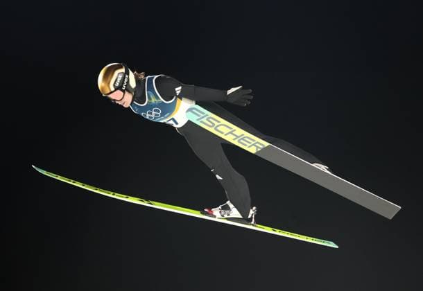 Selina FREITAG (GER, WSC Erzgebirge Oberwiesenthal). Skispringen der Frauen von der Normalschanze. Olympische Winterspiele 2026. 7.2.2026, in Predazzo Skijumping Stadium, Italien. Quelle Copyright Credit : Oryk HAIST *** Selina FREITAG GER, WSC Erzgebirge Oberwiesenthal womens ski jumping from normal hill 2026 Winter Olympics 7 2 2026, in Predazzo Skijumping Stadium, Italy Source Copyright Credit Oryk HAIST xOLY-LL-SJP01x