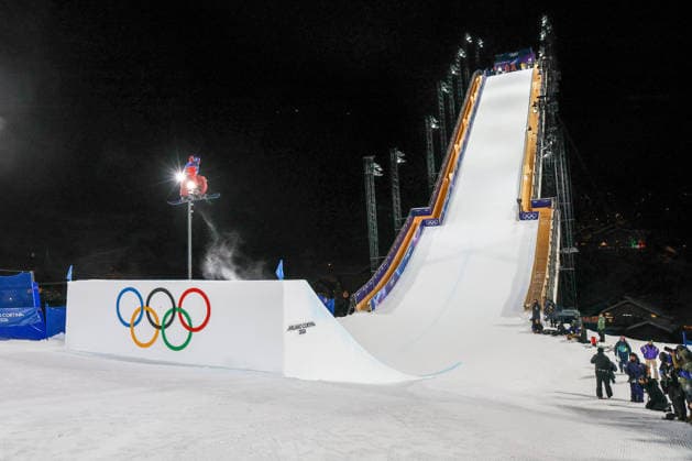 during the Plympic Winter games, Winterspiele,Spiele, Summer games Milano-Cortina 2026, Men s Snowboard Big Air Final on february 07, 2026 at Livigno Snow Park Big Air in Livigno, Italy  Copyright: xSergioxBisi IPAxSportx xipa-agency.netx xx IPA_71087807 IPA_Agency_IPA71087807