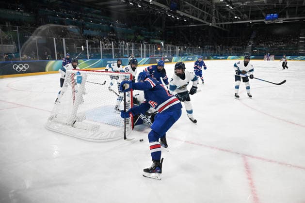 February 7, 2026, Milano, Lombardia, Italy: Zumwinkle Grace (usa) during the Winter Olympic Games, Olympische Spiele, Olympia, OS Milano Cortina 2026, at the Milano Rho Ice hockey, Eishockey Arena, on February 7, 2026 in Milano, Italy Milano Italy - ZUMAm345 20260207_oly_m345_111 Copyright: xFedericoxManonix