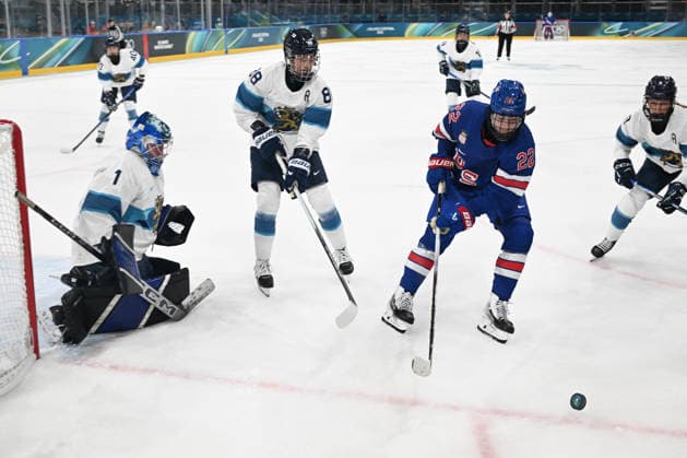 February 7, 2026, Milano, Lombardia, Italy: Janecke Tessa (usa) during the Winter Olympic Games, Olympische Spiele, Olympia, OS Milano Cortina 2026, at the Milano Rho Ice hockey, Eishockey Arena, on February 7, 2026 in Milano, Italy Milano Italy - ZUMAm345 20260207_oly_m345_121 Copyright: xFedericoxManonix
