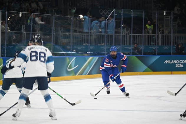 February 7, 2026, Milano, Lombardia, Italy: Edwards Laila (usa) during the Winter Olympic Games, Olympische Spiele, Olympia, OS Milano Cortina 2026, at the Milano Rho Ice hockey, Eishockey Arena, on February 7, 2026 in Milano, Italy Milano Italy - ZUMAm345 20260207_oly_m345_122 Copyright: xFedericoxManonix