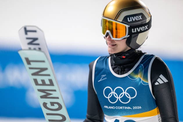 OLYMPICS - Winter Olympic Games, Olympische Spiele, Olympia, OS Milano Cortina 2026 VAL DI FIEMME,ITALY,07.FEB.26 - OLYMPICS, Ski jumping, Skispringen, Ski, nordisch - Winter Olympic Games Milano Cortina 2026, individual, normal hill, women. Image shows Selina Freitag (GER).  GEPAxpictures xOliverxLerch