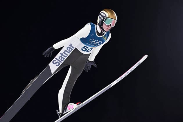 LKS 20260207 Nika Prevc of Slovenia during women s Ski jumping, Skispringen, Ski, nordisch Normal Hill Individual event at the Milano Cortina Winter Olympics in Predazzo Ski Jumping Stadium on February 7, 2026. - RONI REKOMAA Predazzo Italy IQvCfJCS2X8  Copyright: xRonixRekomaax IQvCfJCS2X8