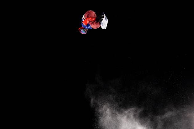 February 7, 2026, Livigno, Italy: Canada s Francis Jobin hits a jump during the men s snowboard big air final during the Milano Cortina 2026 Winter Olympic Games, Olympische Spiele, Olympia, OS in Livigno, Italy, Saturday, Feb. 7, 2026. Canada News - February 7, 2026  - ZUMAc35_ 20260207_zaf_c35_073 Copyright: xSeanxKilpatrickx