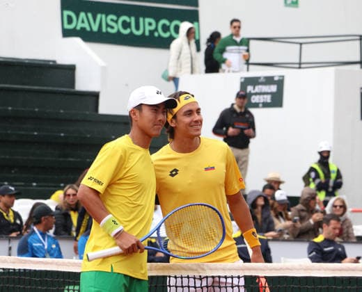 COPA DAVIS ECUADOR VS AUSTRALIA Quito, sabado 7de febrero del 2026 Copa Davis, primera ronda de clasificacion entre Ecuador vs. Australia, en el Quito Tenis Golf Club. Ãlvaro Guillen (ECU) vs Rinky Hijikata (BRA) Fotos : API Rolando Enriquez Quito Pichincha Ecuador Copyright: xROLANDOxENRIQUEZx