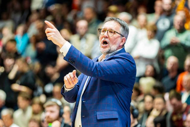 07.02.2026, xomx, Basketball easyCredit BBL Bundesliga, NINERS Chemnitz - MBC Syntainics Weißenfels v.l. Silvano Poropat Chemnitz