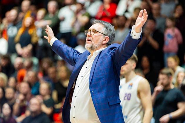 07.02.2026, xomx, Basketball easyCredit BBL Bundesliga, NINERS Chemnitz - MBC Syntainics Weißenfels v.l. Silvano Poropat Chemnitz