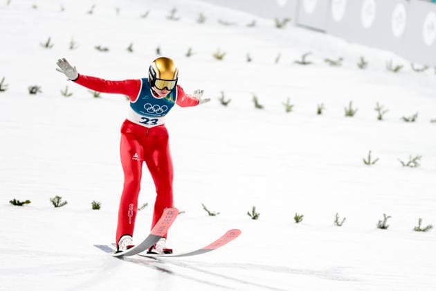 OLYMPICS - Winter Olympic Games, Olympische Spiele, Olympia, OS Milano Cortina 2026 VAL DI FIEMME,ITALY,07.FEB.26 - OLYMPICS, Ski jumping, Skispringen, Ski, nordisch - Winter Olympic Games Milano Cortina 2026, individual, normal hill, women. Image shows Sina Arnet (SUI).  GEPAxpictures xMatthiasxTrinkl