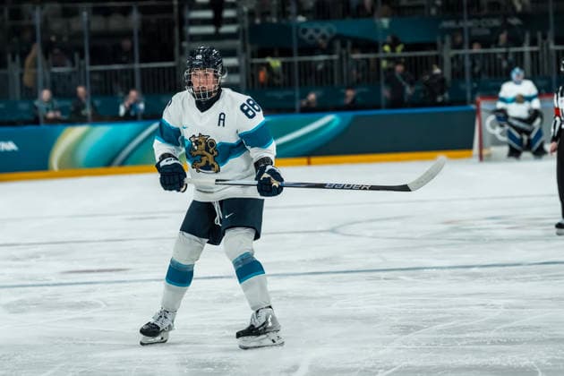 February 7, 2026, Milan, Lombardy, Italy: defender Ronja Savolainen 88 of Team Finland plays against Team USA in the Preliminary Round Group B at the Milano Ice Park In Rho in MILAN, Italy during the 2026 Milano Cortina Winter Olympics. Milan Italy - ZUMAa161 20260207_oly_a161_219 Copyright: xWalterxG.xArcex