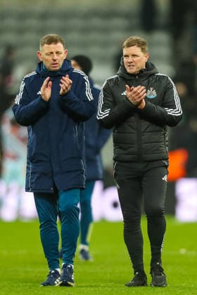 Newcastle United v Brentford, Premier League A dejected Eddie Howe Manager Of Newcastle United walks round the pitch at full time during the Newcastle United v Brentford Premier League match at St. James Park, Newcastle Upon Tyne, England on 7 February 2026 Credit: Lee Keuneke Every Second Media Editorial use only. All images are copyright Every Second Media Limited. No images may be reproduced without prior permission. All rights reserved. Premier League and Football League images are subject to licensing agreements with Football DataCo Limited. see https: www.football-dataco.com Copyright: xIMAGO EveryxSecondxMediax ESM-1791-0061 LeexKeunekex xEveryxSecondxMediax