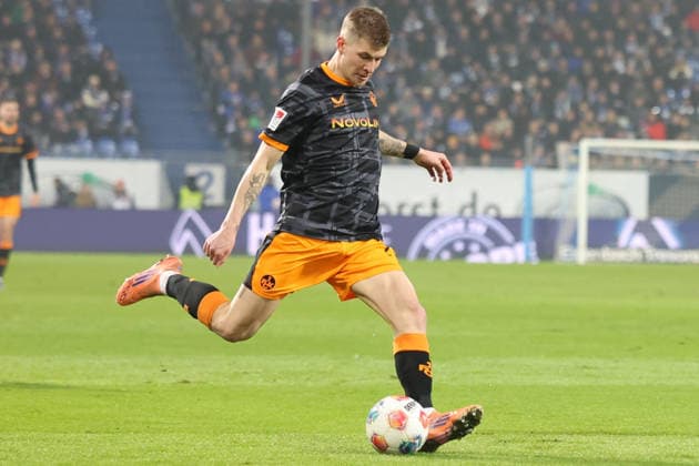 07.02.2026, xrekx, Fussball 2.Bundesliga, SV Darmstadt 98 - 1.FC Kaiserslautern v.l. Paul Joly (1.FC Kaiserslautern) (DFL DFB REGULATIONS PROHIBIT ANY USE OF PHOTOGRAPHS as IMAGE SEQUENCES and or QUASI-VIDEO) Darmstadt