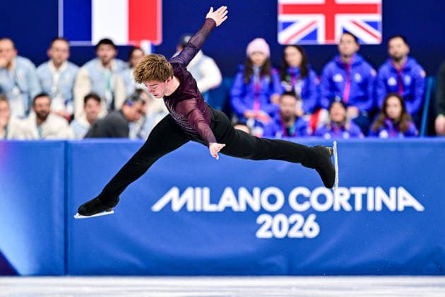 Edward APPLEBY (GBR), during Team Event - Men Single Skating Short Program, at the Olympic Winter games, Winterspiele,Spiele, Summer games Milano Cortina 2026, at Milano Ice Skating Arena, on February 7, 2026 in Milan, Italy. Noxthirdxpartyxsales  aflo_318840767