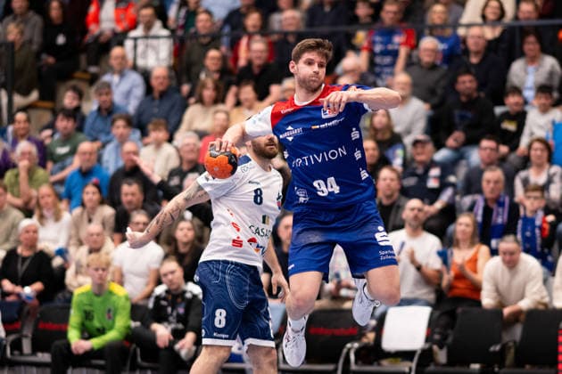 Georg Poehle, (HBW Balingen Weilstetten, 94), HBW Balingen Weilstetten vs. 1. VFL Potsdam, Handball, 2. Bundesliga, 18. Spieltag, Saison 2025 2026, 07.02.2026 Eibner-Pressefoto Andreas Ulmer HBW Balingen Weilstetten vs. 1. VFL Potsdam, Handball, 2. Bundesliga, 18. Spieltag, Saison 2025 2026, 07.02.2026 Balingen Copyright: xEibner-Pressefoto AndreasxUlmerx EP_AUR