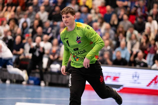 Frederik Hoeler (1. VFL Potsdam, 01), HBW Balingen Weilstetten vs. 1. VFL Potsdam, Handball, 2. Bundesliga, 18. Spieltag, Saison 2025 2026, 07.02.2026 Eibner-Pressefoto Andreas Ulmer HBW Balingen Weilstetten vs. 1. VFL Potsdam, Handball, 2. Bundesliga, 18. Spieltag, Saison 2025 2026, 07.02.2026 Balingen Copyright: xEibner-Pressefoto AndreasxUlmerx EP_AUR