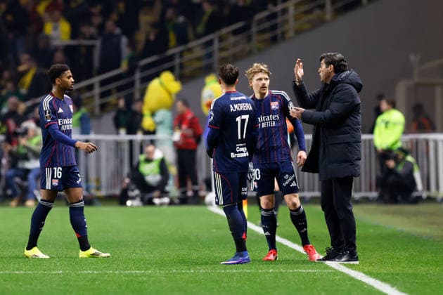 FC Nantes v Olympique Lyonnais - Ligue 1 McDonald s 2025 2026 16 ABNER VINICIUS (ol) - 10 Pavel SULC (ol) during the Ligue 1 McDonald s match between Nantes and Lyon at Stade de la Beaujoire on February 7, 2026 in Nantes, France. Nantes France  Copyright: xFEPx 776348277