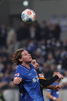 FBL-Germany 2.Bundesliga SV Darmstadt 98 - 1.FC Kaiserslautern Fynn Luca Lakenmacher (SV Darmstadt 98), Semih Sahin (1.FC Kaiserslautern) during the 2.Bundesliga 2025-26 match between SV Darmstadt 98 and 1.FC Kaiserslautern at Merckstadion am Böllenfalltor on 7 February 2026 in Darmstadt, Germany (DFL DFB REGULATIONS PROHIBIT ANY USE OF PHOTOGRAPHS as IMAGE SEQUENCES and or QUASI-VIDEO)