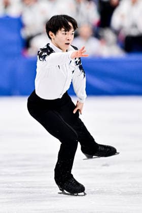 Yuma KAGIYAMA (JPN), during Team Event - Men Single Skating Short Program, at the Olympic Winter games, Winterspiele,Spiele, Summer games Milano Cortina 2026, at Milano Ice Skating Arena, on February 7, 2026 in Milan, Italy. Noxthirdxpartyxsales  aflo_318846953