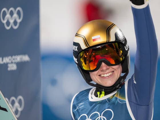 OLYMPICS - Winter Olympic Games, Olympische Spiele, Olympia, OS Milano Cortina 2026 VAL DI FIEMME,ITALY,07.FEB.26 - OLYMPICS, Ski jumping, Skispringen, Ski, nordisch - Winter Olympic Games Milano Cortina 2026, individual, normal hill, women. Image shows Anna Twardosz (POL).  GEPAxpictures xOliverxLerch