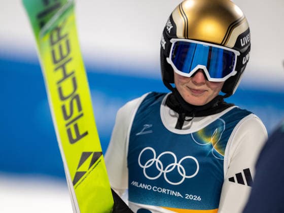 OLYMPICS - Winter Olympic Games, Olympische Spiele, Olympia, OS Milano Cortina 2026 VAL DI FIEMME,ITALY,07.FEB.26 - OLYMPICS, Ski jumping, Skispringen, Ski, nordisch - Winter Olympic Games Milano Cortina 2026, individual, normal hill, women. Image shows Silje Opseth (NOR).  GEPAxpictures xOliverxLerch