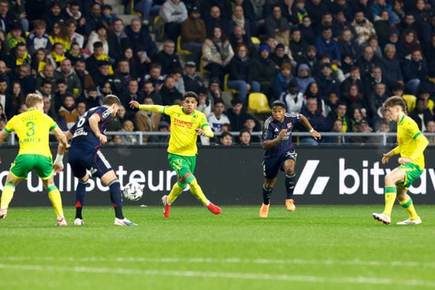 FC Nantes v Olympique Lyonnais - Ligue 1 McDonald s 2025 2026 17 Dehmaine ASSOUMANI (fcn) - 09 ENDRICK Felipe Moreira de Sousa (ol) during the Ligue 1 McDonald s match between Nantes and Lyon at Stade de la Beaujoire on February 7, 2026 in Nantes, France. Nantes France  Copyright: xFEPx 776348277