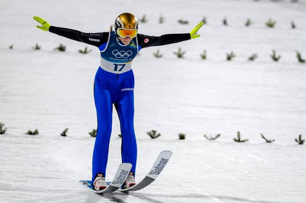 OLYMPICS - Winter Olympic Games, Olympische Spiele, Olympia, OS Milano Cortina 2026 VAL DI FIEMME,ITALY,07.FEB.26 - OLYMPICS, Ski jumping, Skispringen, Ski, nordisch - Winter Olympic Games Milano Cortina 2026, individual, normal hill, women. Image shows Nicole Maurer (CAN).  GEPAxpictures xMatthiasxTrinkl