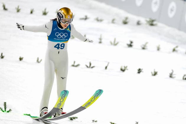 OLYMPICS - Winter Olympic Games, Olympische Spiele, Olympia, OS Milano Cortina 2026 VAL DI FIEMME,ITALY,07.FEB.26 - OLYMPICS, Ski jumping, Skispringen, Ski, nordisch - Winter Olympic Games Milano Cortina 2026, individual, normal hill, women. Image shows Nozomi Maruyama (JPN).  GEPAxpictures xMatthiasxTrinkl