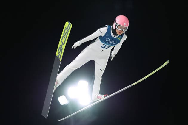 Yuka Seto (JPN), FEBRUARY 7, 2026 - Ski jumping, Skispringen, Ski, nordisch : Women s Individual Normal Hill during the Milano Cortina 2026 Olympic Winter games, Winterspiele,Spiele, Summer games at Predazzo Ski Jumping Stadium in Predazzo, Italy. Noxthirdxpartyxsales  aflo_318857661