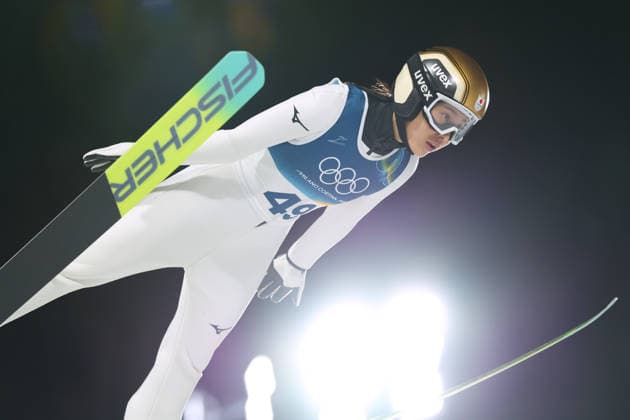 Nozomi Maruyama (JPN), FEBRUARY 7, 2026 - Ski jumping, Skispringen, Ski, nordisch : Women s Individual Normal Hill during the Milano Cortina 2026 Olympic Winter games, Winterspiele,Spiele, Summer games at Predazzo Ski Jumping Stadium in Predazzo, Italy. Noxthirdxpartyxsales  aflo_318857816