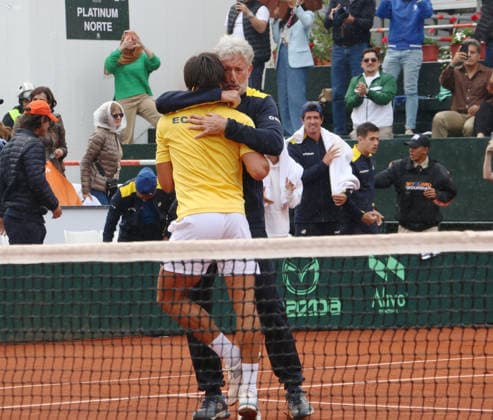 COPA DAVIS ECUADOR VS AUSTRALIA Quito, sabado 7de febrero del 2026 Copa Davis, primera ronda de clasificacion entre Ecuador vs. Australia, en el Quito Tenis Golf Club. Ãlvaro Guillen (ECU) vs Rinky Hijikata (BRA) Fotos : API Rolando Enriquez Quito Pichincha Ecuador Copyright: xROLANDOxENRIQUEZx
