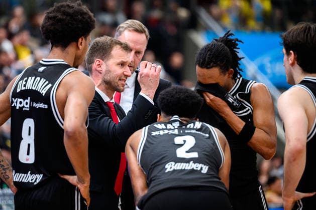 Ludwigsburg, BBL - 25 26 - MHP Riesen Ludwigsburg vs. Bamberg Baskets Coach Anton Gavel (Bamberg) Ludwigsburg MHP Arena Baden-Württemberg Deutschland