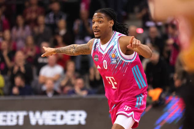 Jalen Finch (Bonn), Telekom Baskets Bonn vs Science City Jena, easyCredit BBL, 19. Spieltag, Telekom Dome Bonn, 07.02.2026.