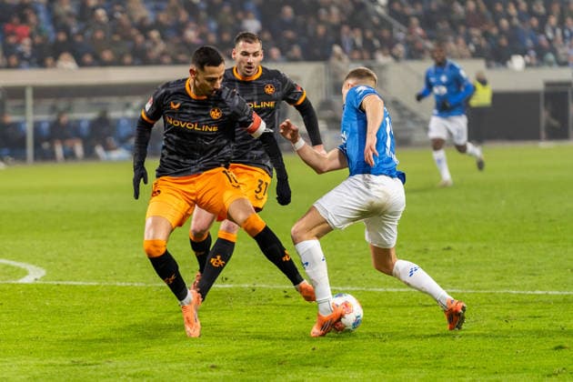 Spielszene, Ballaktion, Zweikampf, v.l. Kenny Prince Redondo (1. FC Kaiserslautern, 11), Luca Sirch (1. FC Kaiserslautern, 31), Fabian Nuernberger (SV Darmstadt 98, 15), GER, SV Darmstadt 98 vs. 1. FC Kaiserslautern, Fussball, 2. Bundesliga, 21. Spieltag, Saison 2025 2026, 07.02.2026, DFL REGULATIONS PROHIBIT ANY USE OF PHOTOGRAPHS AS IMAGE SEQUENCES AND OR QUASI-VIDEO, GER, SV Darmstadt 98 vs. 1. FC Kaiserslautern, Fussball, 2. Bundesliga, 21. Spieltag, Saison 2025 2026, 07.02.2026 Darmstadt