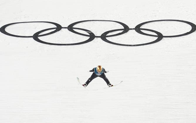 260207 -- PREDAZZO, Feb. 7, 2026 -- Anna Odine Stroem of Norway competes during the Ski jumping, Skispringen, Ski, nordisch women s normal hill individual at the Milan-Cortina 2026 Olympic Winter games, Winterspiele,Spiele, Summer games in Predazzo, Italy, Feb. 7, 2026. MICO2026ITALY-PREDAZZO-OLYMPIC WINTER GAMES-SKI JUMPING-WOMEN S NORMAL HILL INDIVIDUAL MengxYongmin  (MICO2026)ITALY-PREDAZZO-OLYMPIC WINTER GAMES-SKI JUMPING-WOMEN S NORMAL HILL INDIVIDUAL IMAGO MengxYongmin  imago images 0847044854